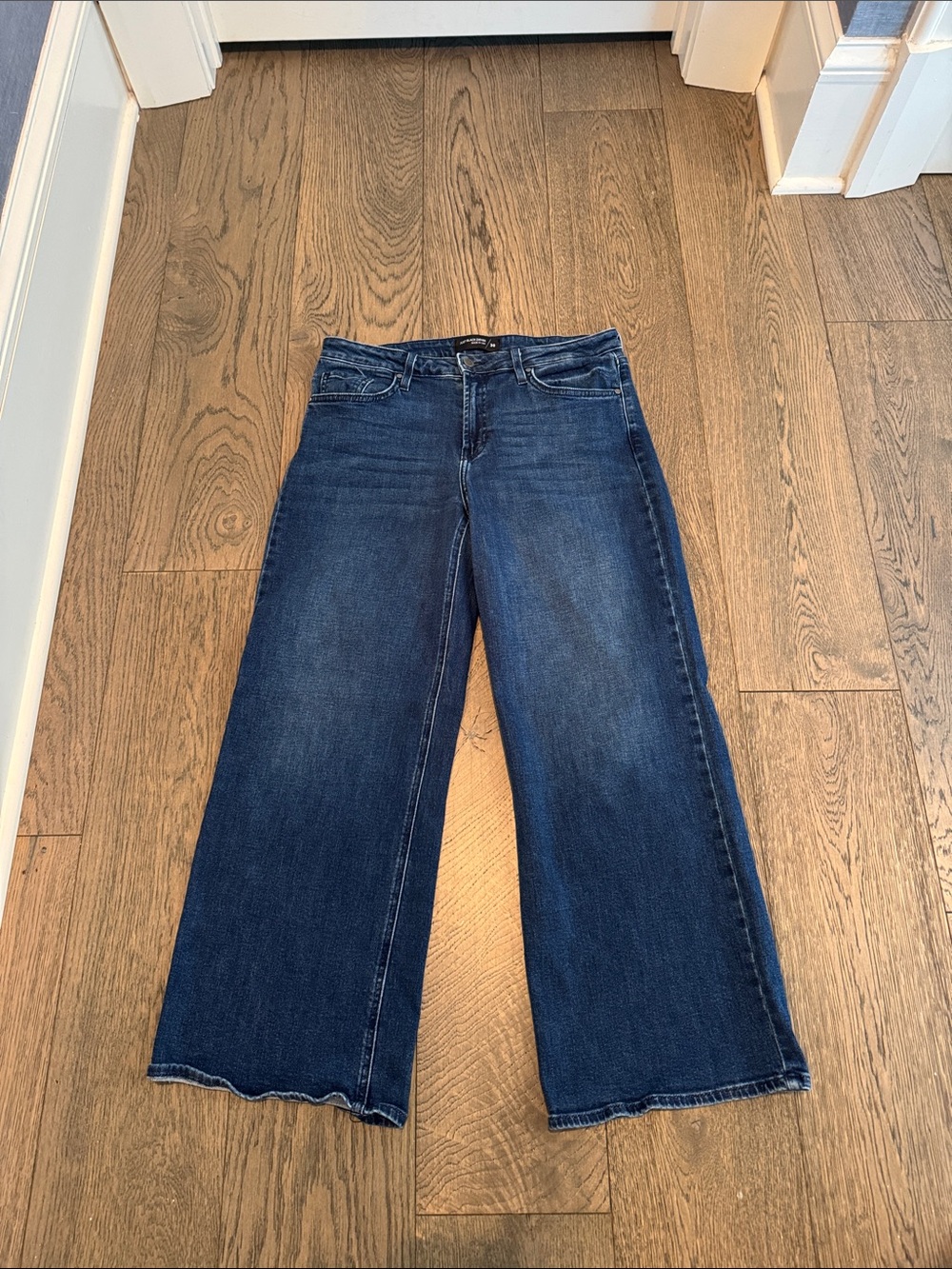 Women’s Wide Leg Dark Blue Jeans